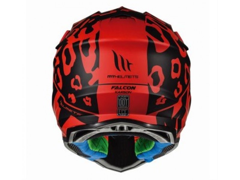 Casca off road motociclete MT Falcon Karson F1 rosu mat Casca off road motociclete MT Falcon Karson F1 rosu mat