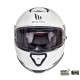 Casca integrala motociclete MT Thunder III SV alb lucios (ochelari soare integrati)