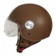 Casca open face motociclete Unik Racing model CJ-06 piele ecologica maro Casca open face motociclete Unik Racing model CJ-06 piele ecologica maro