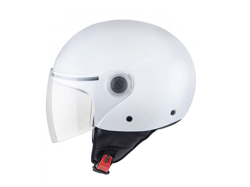 Casca open face motociclete MT Street alb lucios