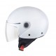 Casca open face motociclete MT Street alb lucios