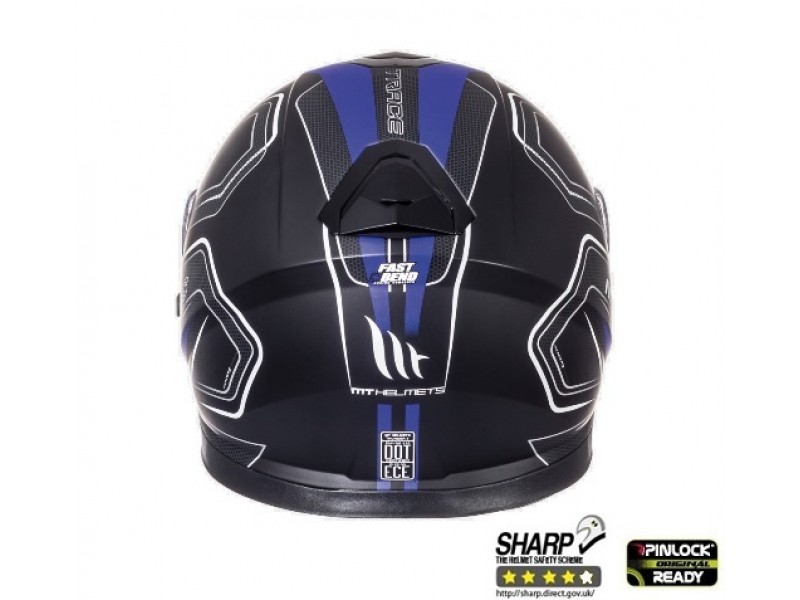 Casca integrala motociclete MT Thunder III SV Trace negru/albastru mat (ochelari soare integrati) Casca integrala motociclete MT Thunder III SV Trace negru/albastru mat (ochelari soare integrati)