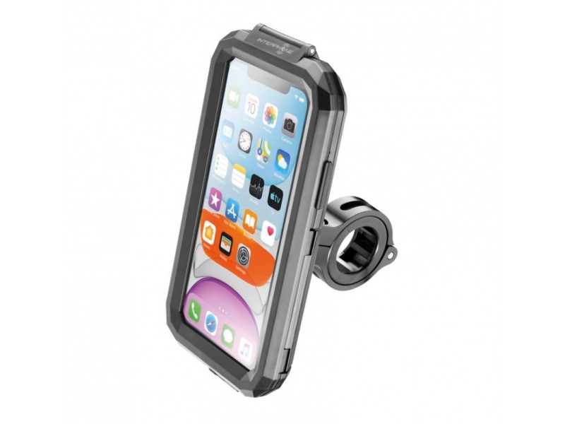 Suport telefon Interphone model Armor - carcasa universala - montaj pe ghidon - waterproof - diagonala maxima smartphone: 5.8 inch