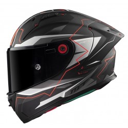 Casca integrala MT KRE+ Carbon Kraker C5 rosu mat - 100% carbon