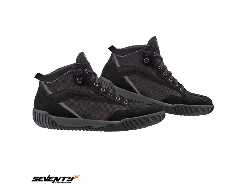 Ghete moto Urban Unisex Seventy model SD-BC12 culoare: negru Ghete moto Urban Unisex Seventy model SD-BC12 culoare: negru
