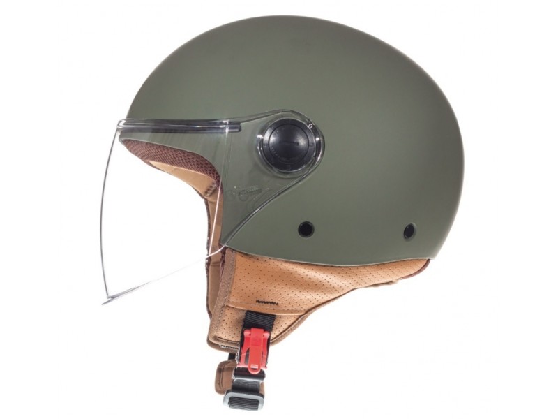 Casca open face motociclete MT Street S A6 verde mat - omologare noua ECE 22.06