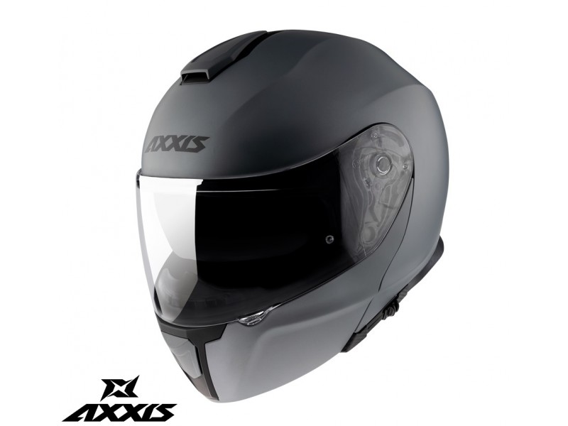Casca modulabila Axxis model Gecko SV A2 titanium mat (ochelari soare integrati) Casca modulabila Axxis model Gecko SV A2 titanium mat (ochelari soare integrati)