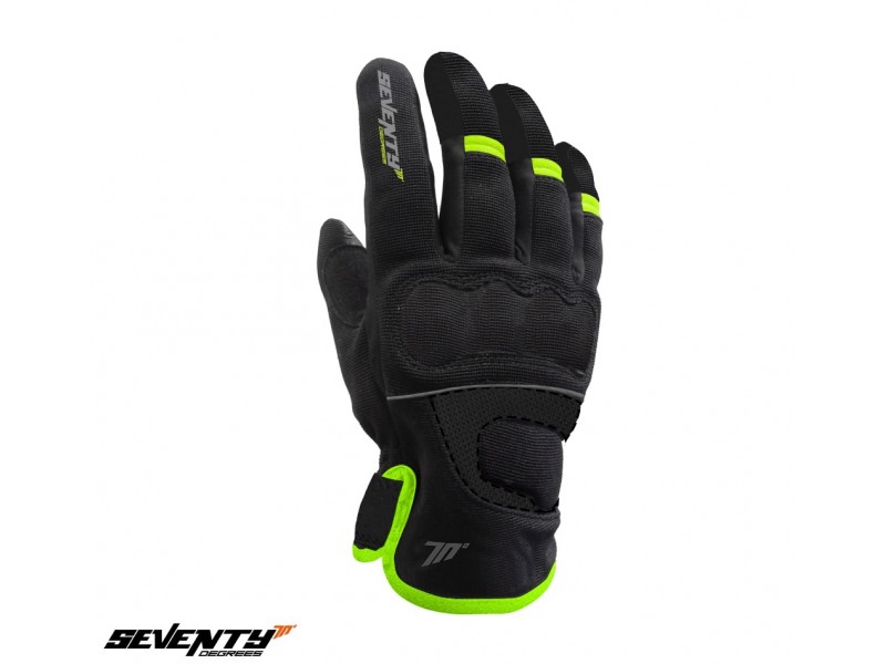 Manusi femei Touring iarna Seventy model SD-C45 negru/galben – WinterTex