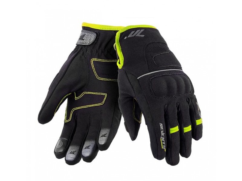 Manusi femei Touring iarna Seventy model SD-C45 negru/galben – WinterTex