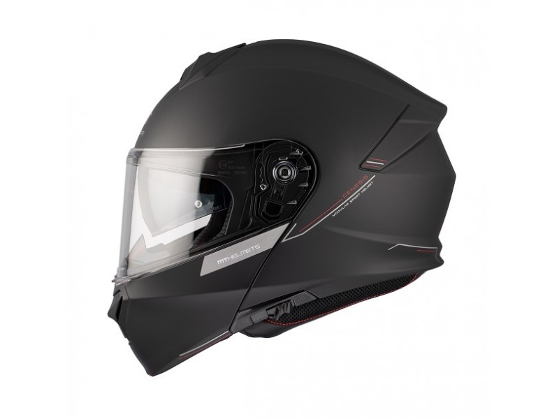 Casca modulabila MT Genesis SV A1 negru mat Pinlock ready - omologare noua ECE 22.06 Casca modulabila MT Genesis SV A1 negru mat Pinlock ready - omologare noua ECE 22.06