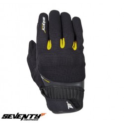 Manusi femei neopren piele Urban vara Seventy model SD C26 negru galben  Manusi femei neopren piele Urban vara Seventy model SD C26 negru galben
