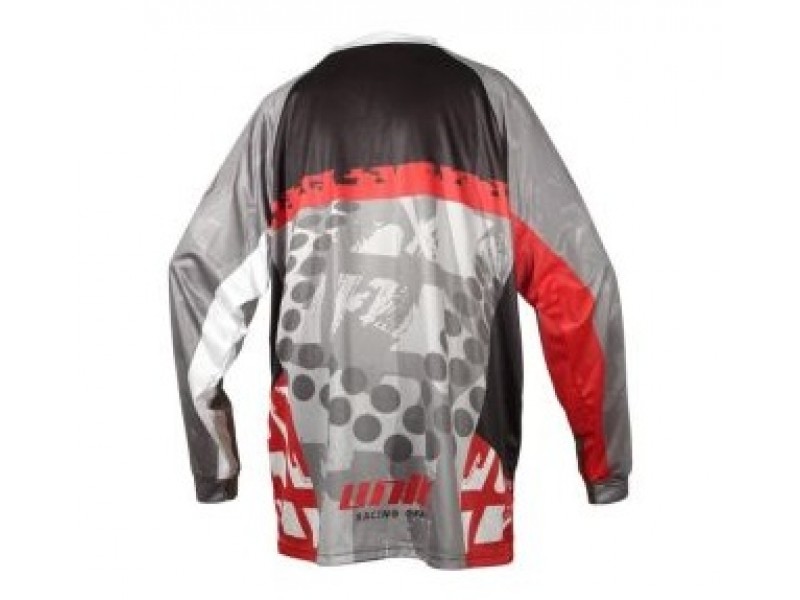 Tricou bluza cross enduro Unik Racing model MX01 culoare negru rosu 