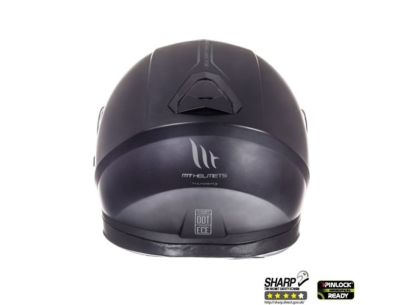 Casca integrala motociclete MT Thunder III SV negru mat (ochelari soare integrati Casca integrala motociclete MT Thunder III SV negru mat (ochelari soare integrati