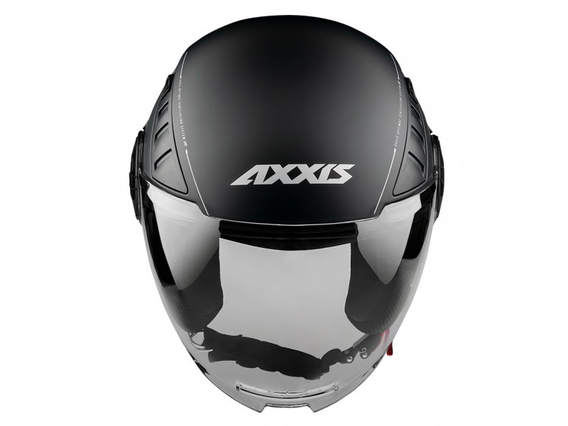 Casca Axxis model Metro S A1 negru lucios (open face) - omologare noua ECE 22.06