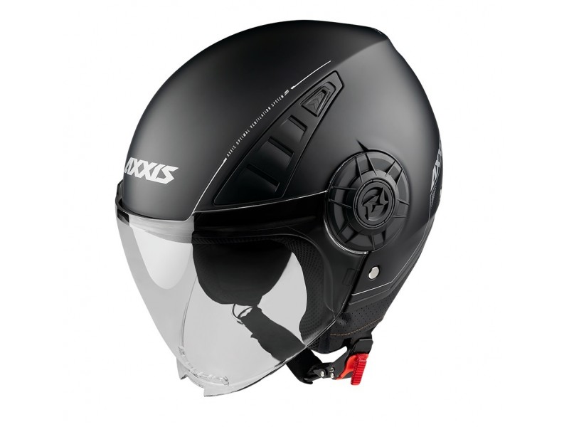 Casca Axxis model Metro S A1 negru lucios (open face) - omologare noua ECE 22.06