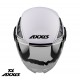 Casca Axxis model Metro S A0 alb lucios (open face) - omologare noua ECE 22.06