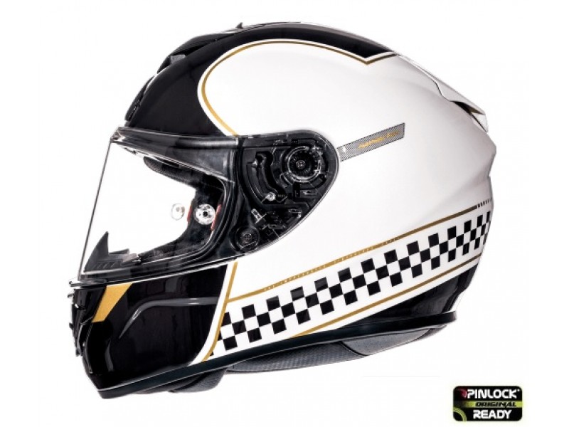 Casca integrala motociclete MT Rapide Revival B1 alb/negru lucios (fibra sticla) Casca integrala motociclete MT Rapide Revival B1 alb/negru lucios (fibra sticla)
