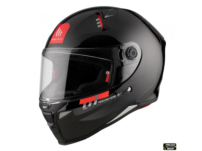 Casca integrala MT Revenge 2 S A1 negru lucios - omologare noua ECE 22.06