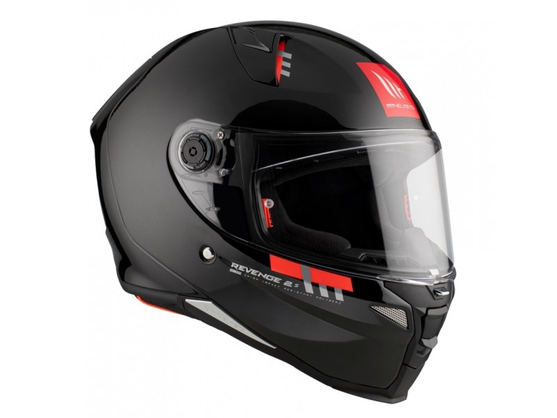 Casca integrala MT Revenge 2 S A1 negru lucios - omologare noua ECE 22.06