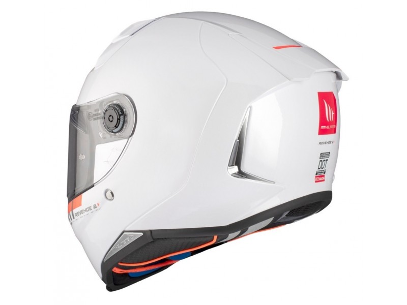Casca integrala MT Revenge 2 S A0 alb lucios - omologare noua ECE 22.06