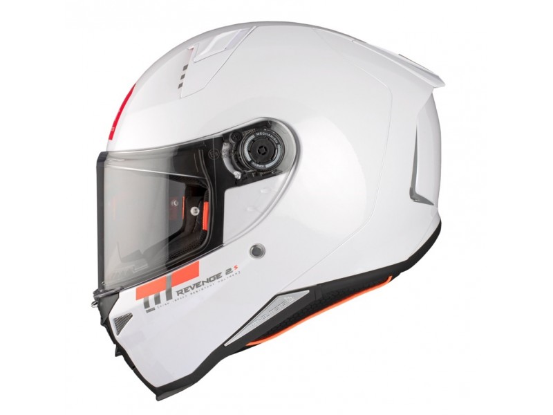 Casca integrala MT Revenge 2 S A0 alb lucios - omologare noua ECE 22.06