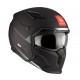Casca MT Streetfighter SV S A1 negru mat (ochelari soare integrati) - masca (protectie) barbie si cozoroc detasabile