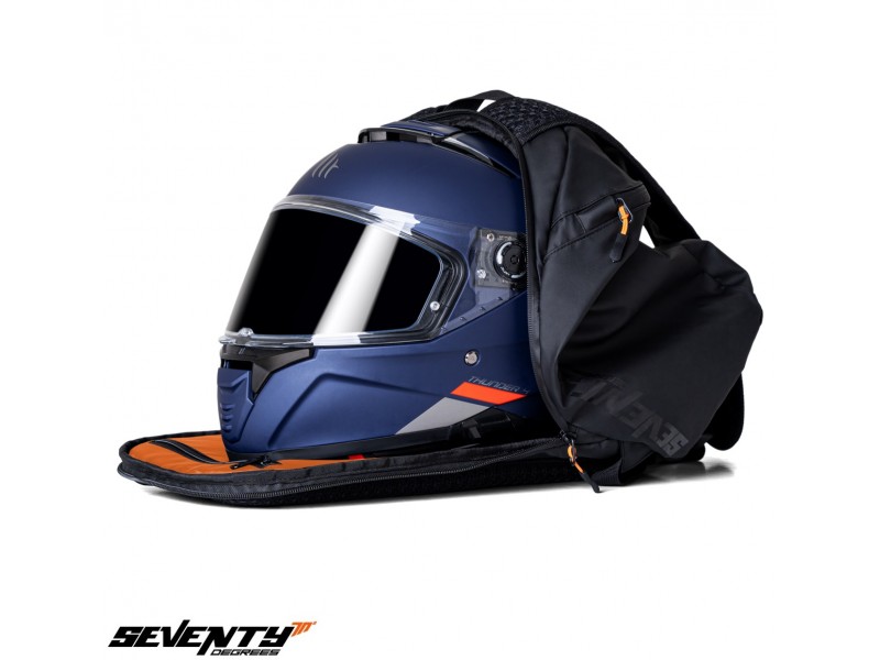 Rucsac (ghiozdan) moto Seventy model SD-TB3 - culoare: negru
