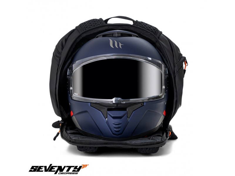 Rucsac (ghiozdan) moto Seventy model SD-TB3 - culoare: negru