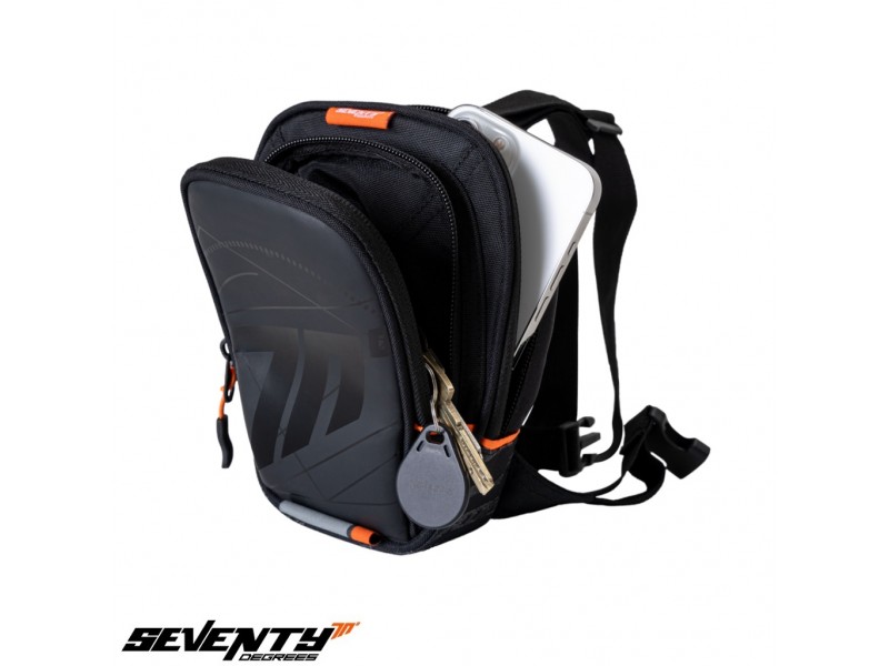 Borseta moto de picior Seventy model SD-TL1 - culoare: negru