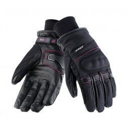 Manusi femei iarna Seventy model SD-C31 negru/roz – WinterTex - degete tactile