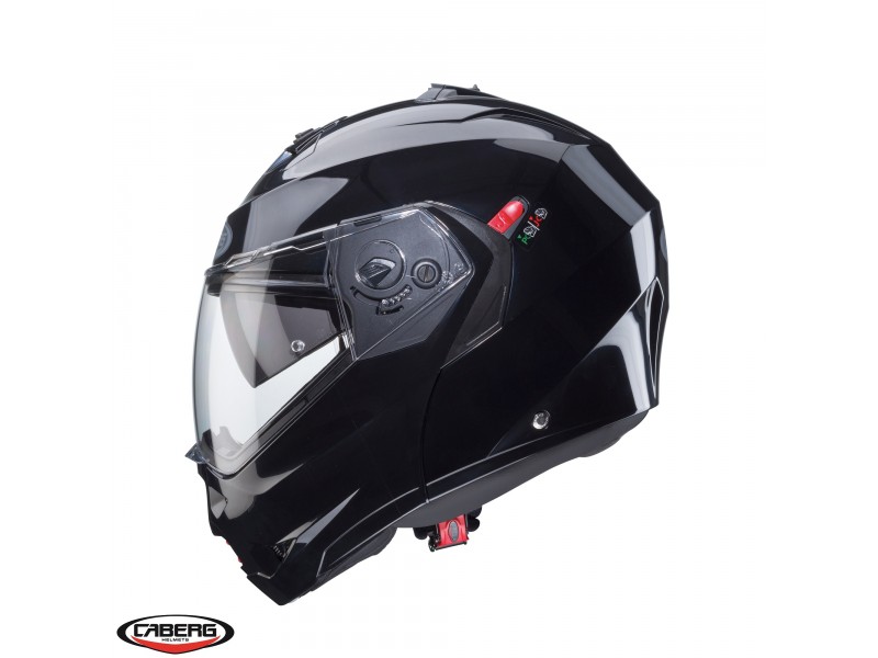 Casca modulabila (flip-up) Caberg model Duke X SV Smart black (negru lucios) Pinlock ready - lentila Pinlock NU este inclusa Casca modulabila (flip-up) Caberg model Duke X SV Smart black (negru lucios) Pinlock ready - lentila Pinlock NU este inclusa