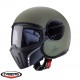 Casca Caberg model Ghost verde military mat - fibra de sticla