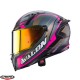 Casca integrala Caberg model Avalon X SV Optic L9 negru/gri/fuchsia (roz) mat Pinlock ready