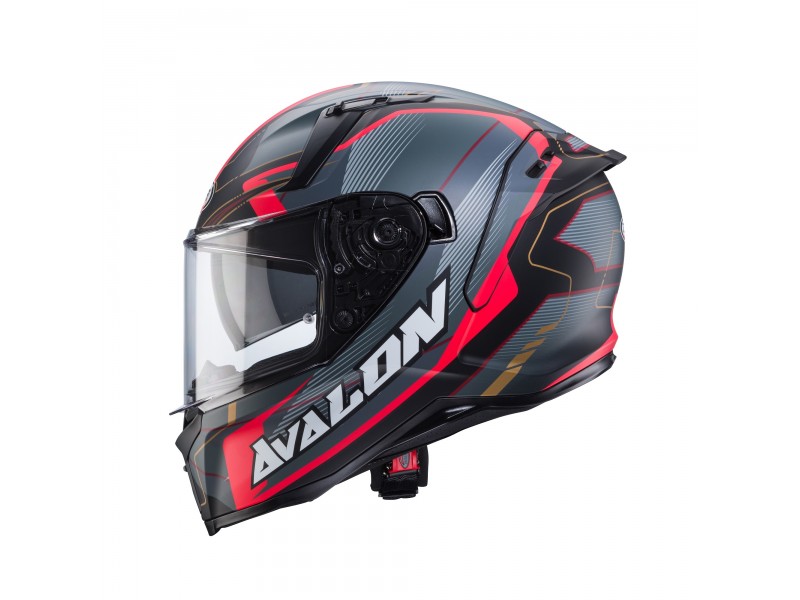 Casca integrala Caberg model Avalon X SV Optic L7 negru/gri/rosu mat Pinlock ready Casca integrala Caberg model Avalon X SV Optic L7 negru/gri/rosu mat Pinlock ready