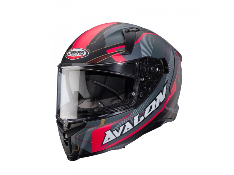 Casca integrala Caberg model Avalon X SV Optic L7 negru/gri/rosu mat Pinlock ready Casca integrala Caberg model Avalon X SV Optic L7 negru/gri/rosu mat Pinlock ready