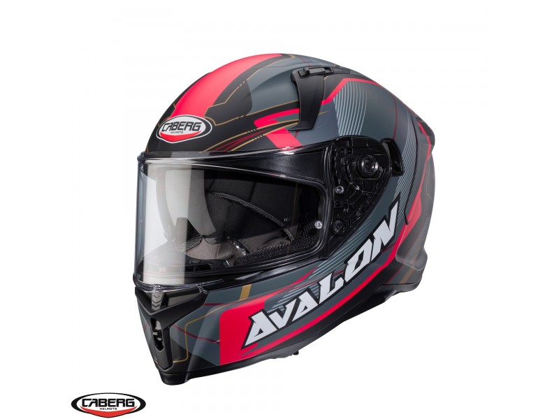 Casca integrala Caberg model Avalon X SV Optic L7 negru/gri/rosu mat Pinlock ready Casca integrala Caberg model Avalon X SV Optic L7 negru/gri/rosu mat Pinlock ready