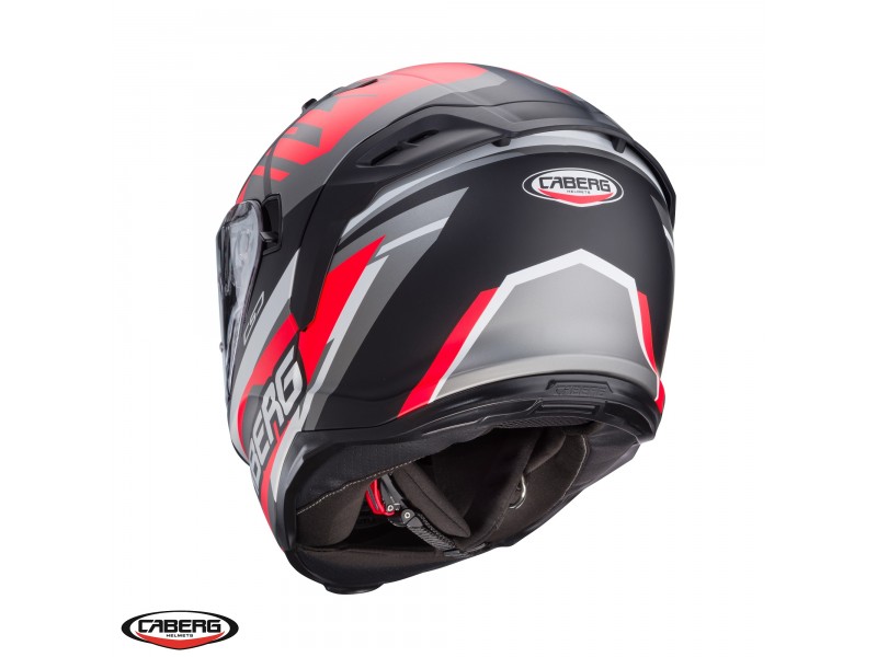 Casca integrala Caberg model Avalon X SV Kira L7 negru/gri/rosu fluor mat Pinlock ready Casca integrala Caberg model Avalon X SV Kira L7 negru/gri/rosu fluor mat Pinlock ready