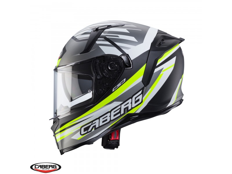 Casca integrala Caberg model Avalon X SV Kira L6 negru/gri/galben fluor mat Pinlock ready Casca integrala Caberg model Avalon X SV Kira L6 negru/gri/galben fluor mat Pinlock ready