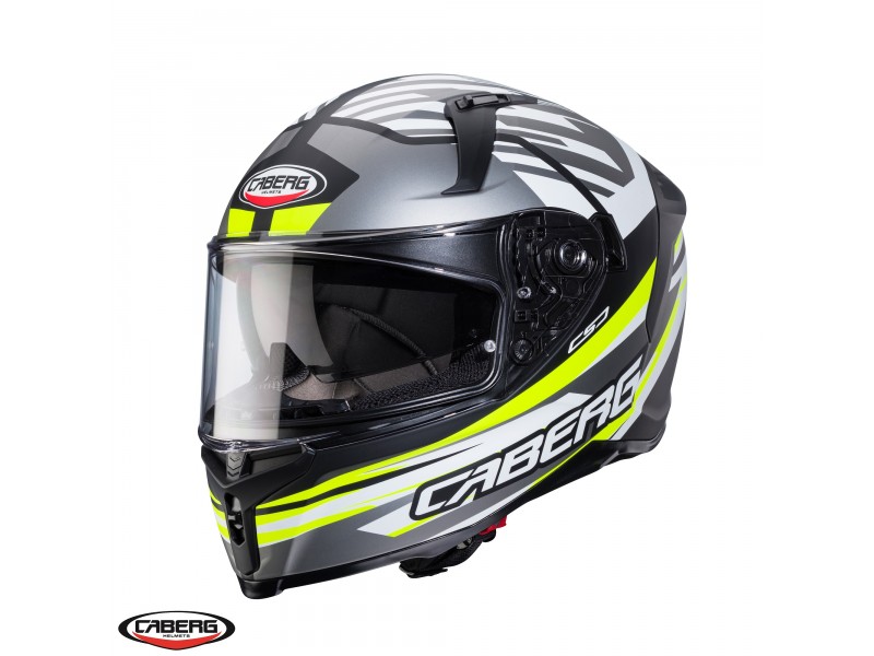 Casca integrala Caberg model Avalon X SV Kira L6 negru/gri/galben fluor mat Pinlock ready Casca integrala Caberg model Avalon X SV Kira L6 negru/gri/galben fluor mat Pinlock ready