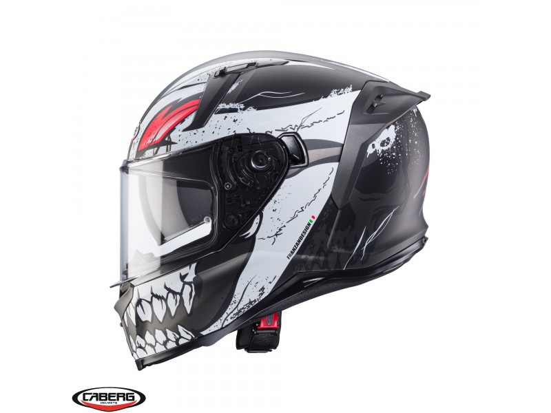 Casca integrala Caberg model Avalon X SV Punk K8 gri/alb/rosu mat Pinlock ready Casca integrala Caberg model Avalon X SV Punk K8 gri/alb/rosu mat Pinlock ready