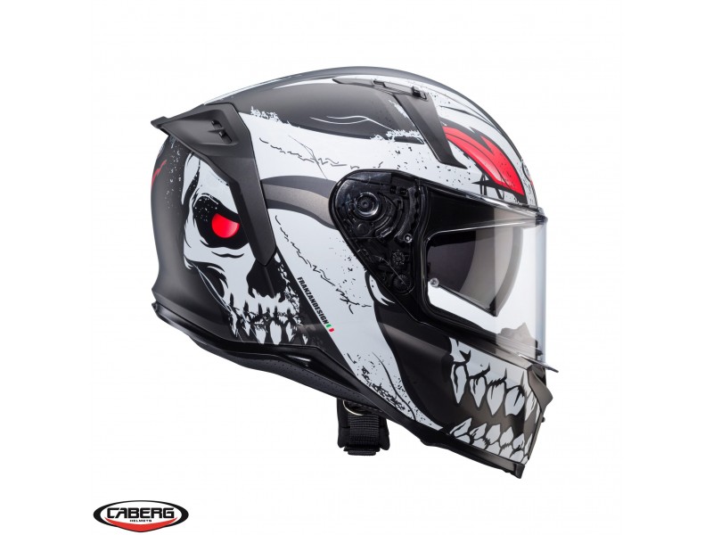 Casca integrala Caberg model Avalon X SV Punk K8 gri/alb/rosu mat Pinlock ready Casca integrala Caberg model Avalon X SV Punk K8 gri/alb/rosu mat Pinlock ready