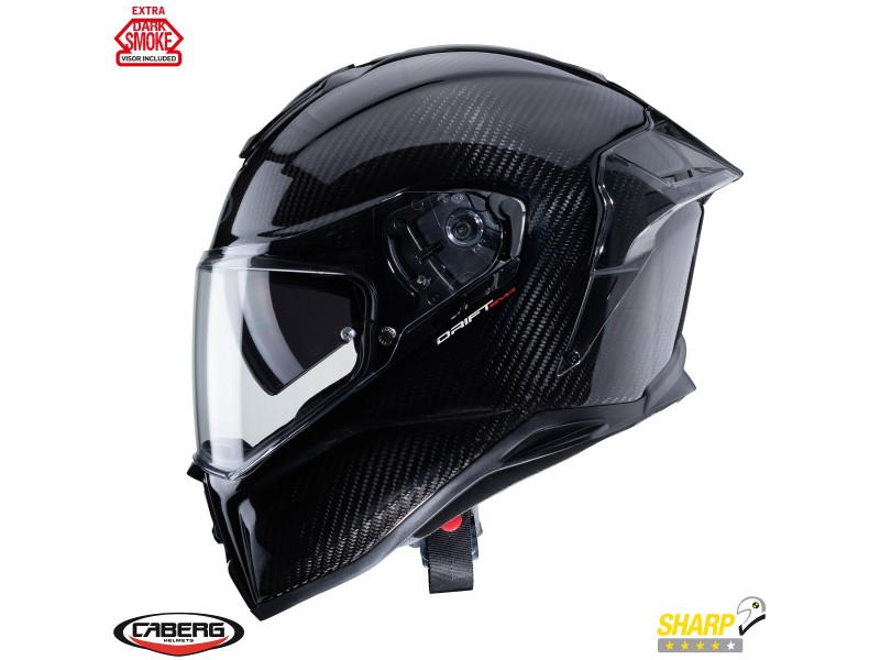 Casca integrala Caberg model Drift Evo Carbon Pro Pinlock ready - lentila Pinlock + viziera fumurie incluse Casca integrala Caberg model Drift Evo Carbon Pro Pinlock ready - lentila Pinlock + viziera fumurie incluse