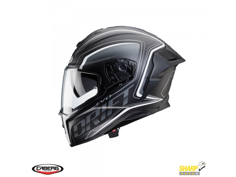 Casca integrala Caberg model Drift Evo SV Integra I0 negru/antracit/alb mat Pinlock ready - lentila Pinlock inclusa Casca integrala Caberg model Drift Evo SV Integra I0 negru/antracit/alb mat Pinlock ready - lentila Pinlock inclusa