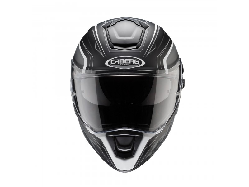 Casca integrala Caberg model Drift Evo SV Integra I0 negru/antracit/alb mat Pinlock ready - lentila Pinlock inclusa