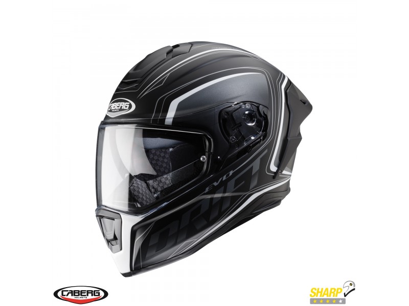 Casca integrala Caberg model Drift Evo SV Integra I0 negru/antracit/alb mat Pinlock ready - lentila Pinlock inclusa Casca integrala Caberg model Drift Evo SV Integra I0 negru/antracit/alb mat Pinlock ready - lentila Pinlock inclusa