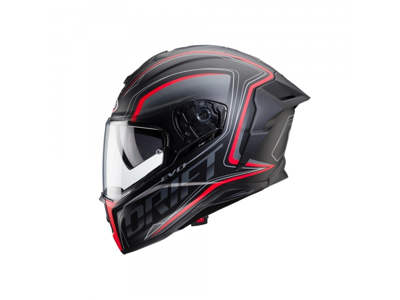 Casca integrala Caberg model Drift Evo SV Integra H9 negru antracit rosu fluor mat Pinlock ready - lentila Pinlock inclusa