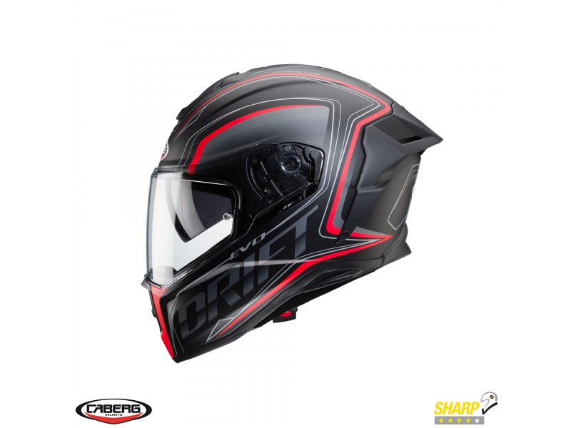Casca integrala Caberg model Drift Evo SV Integra H9 negru antracit rosu fluor mat Pinlock ready - lentila Pinlock inclusa Casca integrala Caberg model Drift Evo SV Integra H9 negru antracit rosu fluor mat Pinlock ready - lentila Pinlock inclusa