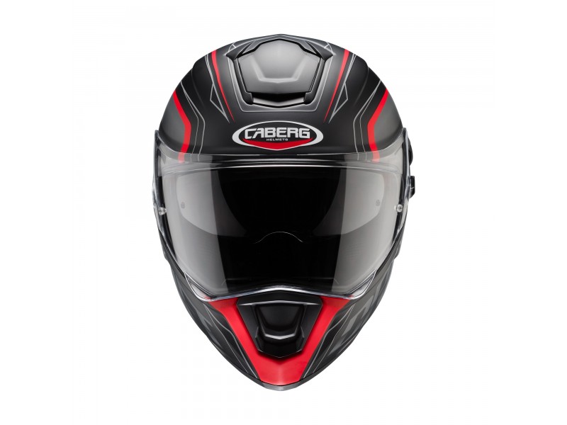 Casca integrala Caberg model Drift Evo SV Integra H9 negru antracit rosu fluor mat Pinlock ready - lentila Pinlock inclusa