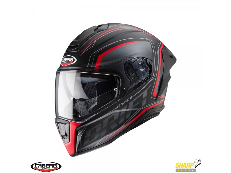 Casca integrala Caberg model Drift Evo SV Integra H9 negru antracit rosu fluor mat Pinlock ready - lentila Pinlock inclusa Casca integrala Caberg model Drift Evo SV Integra H9 negru antracit rosu fluor mat Pinlock ready - lentila Pinlock inclusa