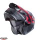 Casca modulabila (flip-up)/adventure Caberg model Tourmax X SV Sarabe L2 gun metal (titanium)/negru/rosu mat Pinlock ready - lentila Pinlock inclusa Casca modulabila (flip-up)/adventure Caberg model Tourmax X SV Sarabe L2 gun metal (titanium)/negru/rosu mat Pinlock ready - lentila Pinlock inclusa